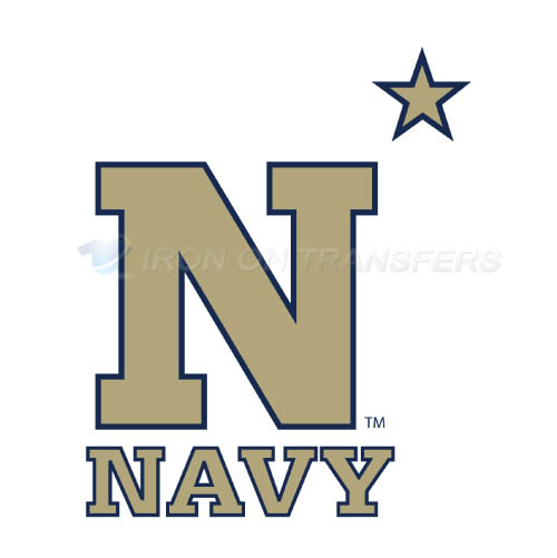 Navy Midshipmen Logo T-shirts Iron On Transfers N5350